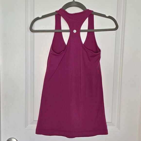 Lululemon Cool Racerback - 4 Raspberry - Picture 4 of 5